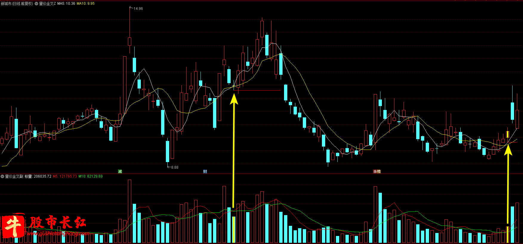 量价金叉指标