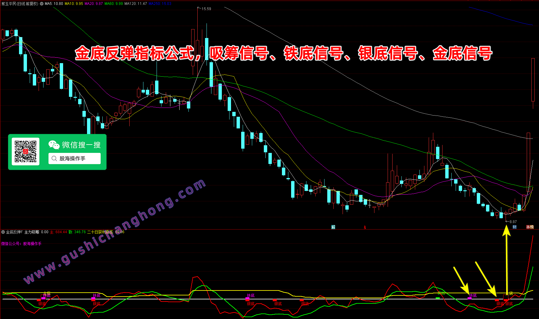 金底反弹指标