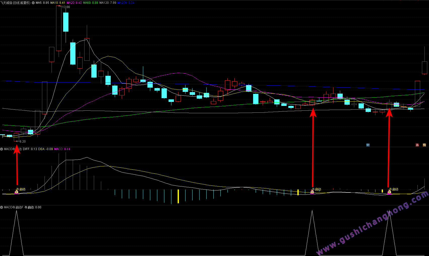 MACD牛启动指标