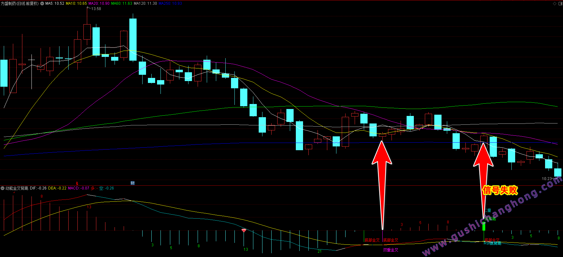 动能金叉背离