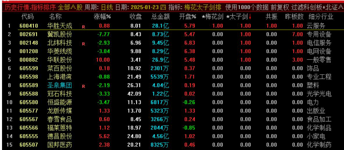 梅花太子剑指标