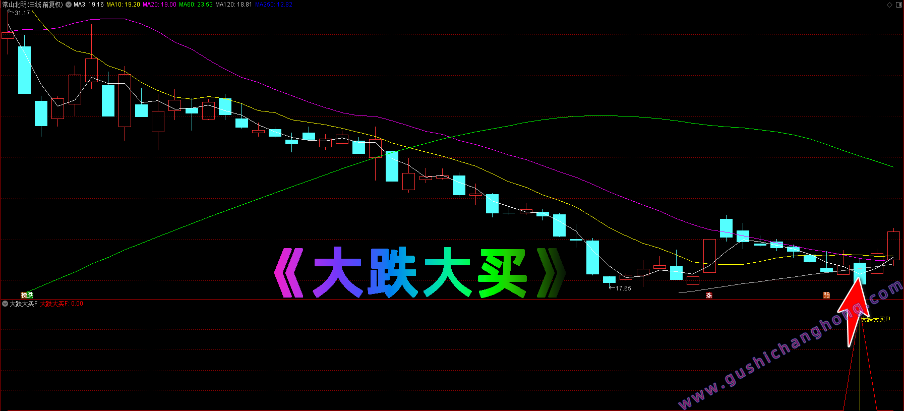 尾盘大跌大买指标