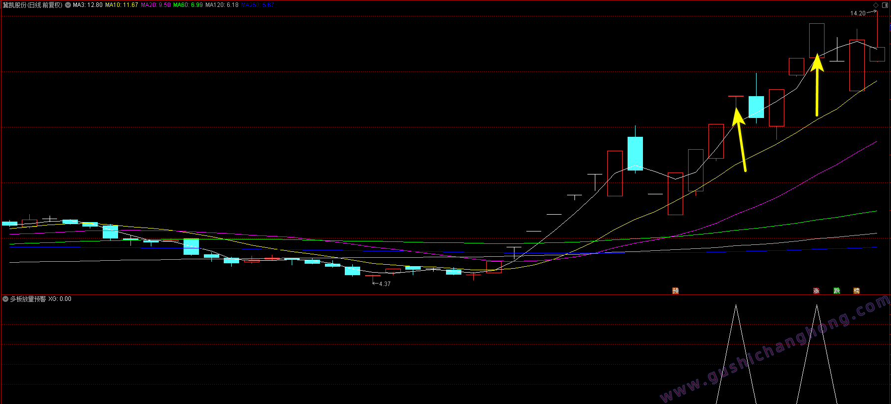 多板放量预警指标