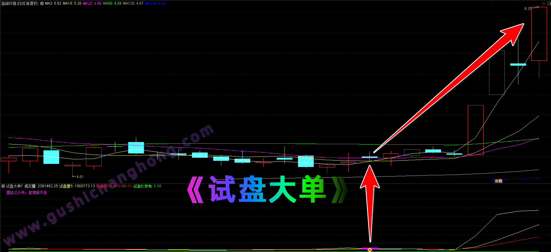 试盘大单指标